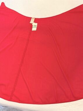 Michael Kors Red Cover up with Gold Logo Plaque